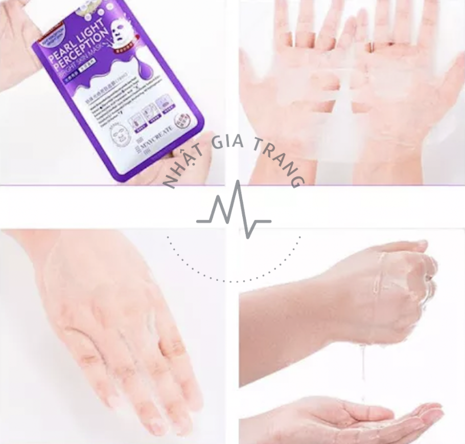 Mặt nạ HA Maycreate Mask giấy dưỡng ẩm trắng sáng da 28ml