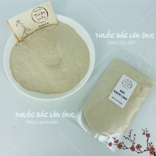 Bột Bạch Linh Nguyên Chất 100g (Bột Bạch Phục Linh)