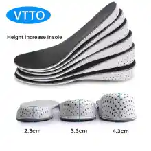 ภาพขนาดย่อของภาพหน้าปกสินค้าVTTO โหลดรองเท้าเสริมความสูง,แผ่นรองส้นรองเท้าเสริมส้นระบายอากาศได้ดีจำนวน1คู่สำหรับทุกเพศ จากร้าน VTTO บน Lazada