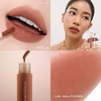 Son Kem Lì Ofelia Uncovered Lip Mousse Màu Nâu Hồng Lạnh, Hồng Đất