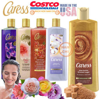Sữa Tắm Caress Trắng Da Tẩy Tế Bào Chết Hương Nước Hoa 532ml Bản Mỹ Các Mùi Thơm Best Seller