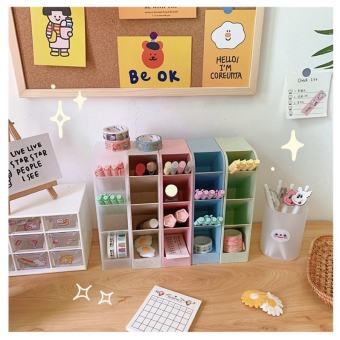 KỆ 4 TẦNG ĐỰNG BÚT, MỸ PHẨM