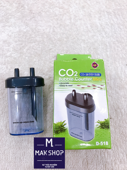Bộ Đếm Giọt Co2 Up Aqua Cho Hồ Thủy Sinh, Sử Dụng Kèm Với Các Bình Thủy Sinh, Cốc Sủi Co2