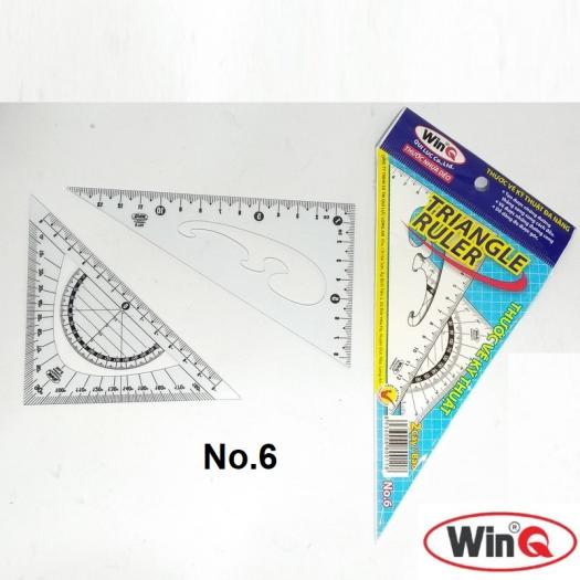 Bộ 2 thước Eke vẽ kỹ thuật WinQ No.6 - No.5