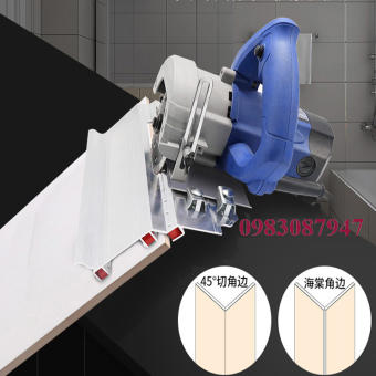 Bàn cắt mòi gạch men dụng cụ cắt clip cạnh 45 độ chân đế bàn cắt mòi cắt vát cạnh