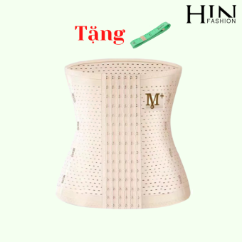 Gen nịt bụng định hình mẫu mới m+ với 6 nấc cài - chiều cao gen 25cm - miếng nâng bụng - gen nịt bụng giảm mỡ sau sinh - đai nịch bụng - HIN Fashion G02