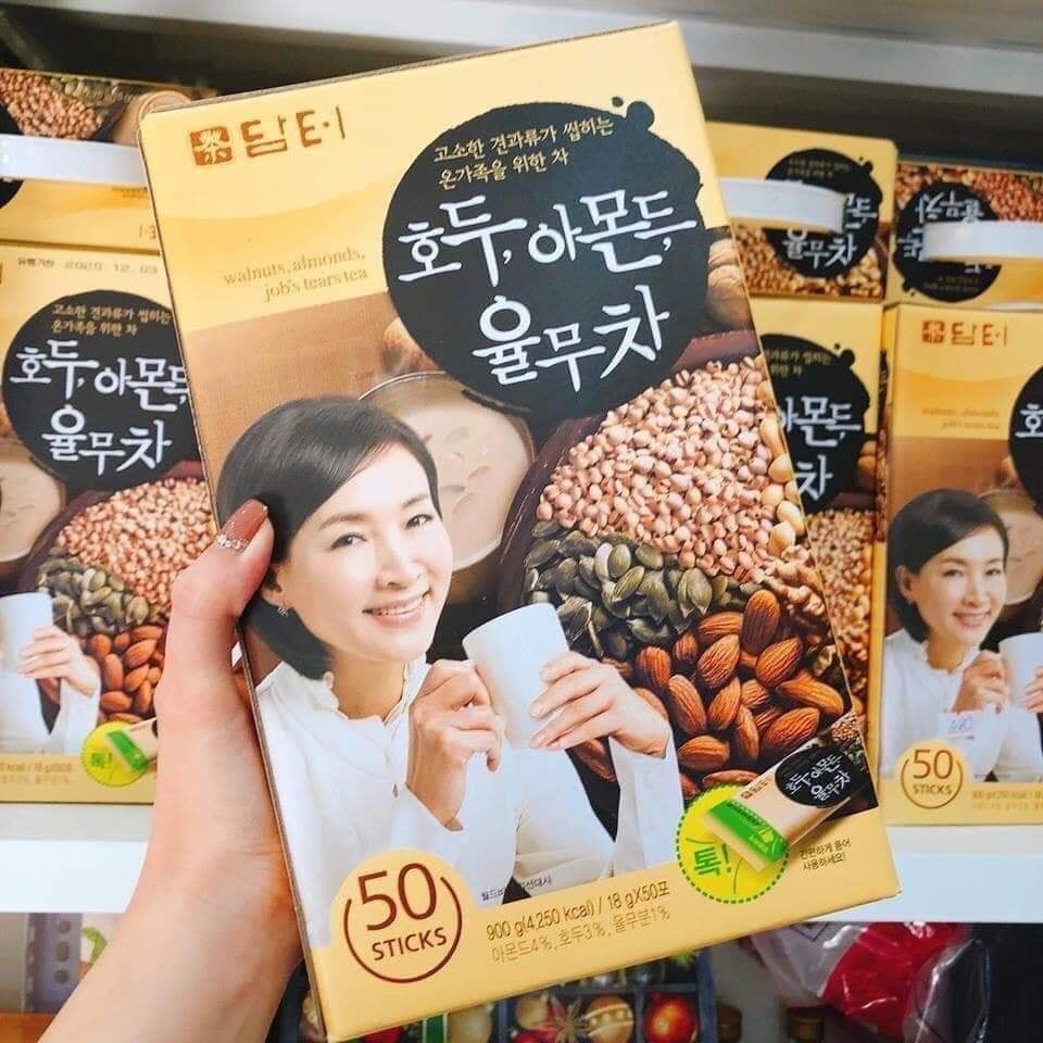 Bột ngũ cốc dinh dưỡng hàn quốc damtuh - hộp 50 gói 900g