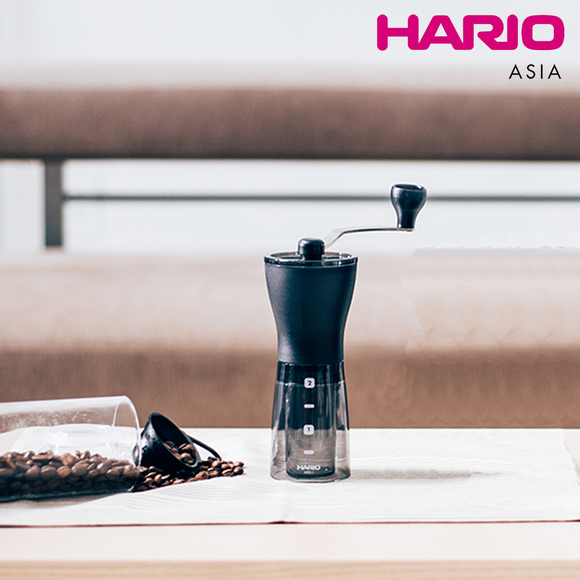 Hario MSS-1TB Hand Grinder Coffee Mill Ceramic Slim Manual