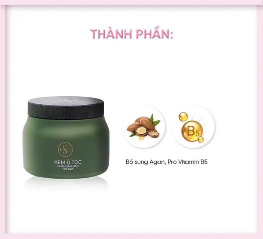 Kem Ủ Tóc Nhân Sâm Đào S-White 500g