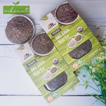 Hạt Chia Organic Nam Mỹ [1KG] - Hạt chia đen hữu cơ Nam Mỹ