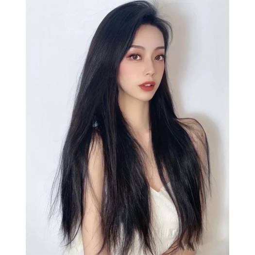 Tóc giả kẹp 😍Tóc kẹp thẳng 😍kẹp dải ngang 6 phím