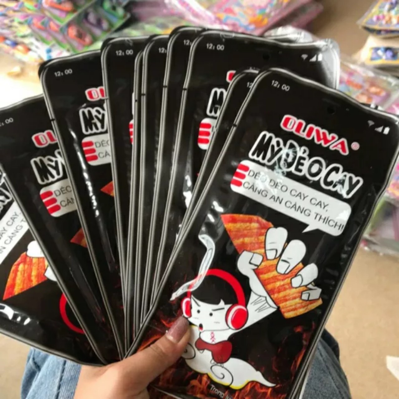 10 gói Snack Mỳ Dẻo cay