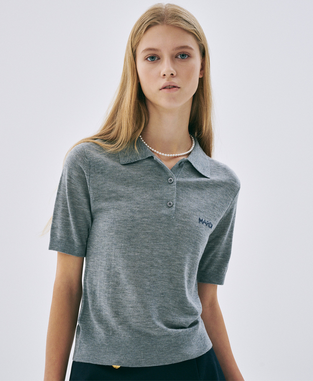 CHEMISE SLIM EN TRICOT MARDI MERCREDI PIQUET (Nouveauté 2025)