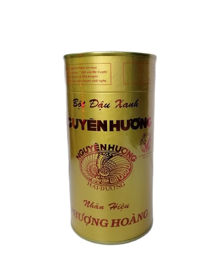 [HCM]Bột Đậu Xanh Nguyên Hương Không Đường Lon 500g (nguyên vị)