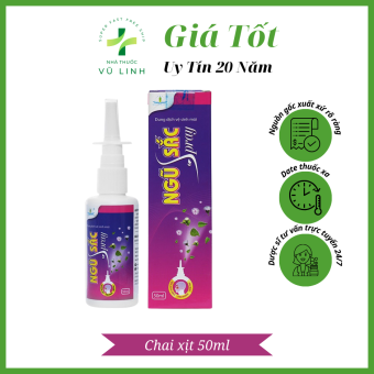 Xịt mũi Ngũ Sắc Pray Spray - Dung dịch vệ sinh mũi giảm viêm xoang, viêm mũi, hắt hơi chảy nước mũi (Chai 50ml)