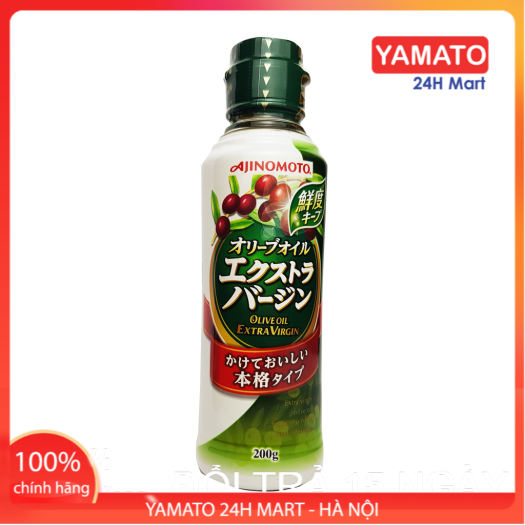 Dầu Olive Extra Virgin Ajinomoto 200g Nhật Bản, Dầu Oliu Nhật Bản, Dầu Oliu Extra, Dầu Oliu Cho Bé Ăn Dặm, Dầu Oliu Nguyên Chất Nhật Bản [DATE T3/2024]