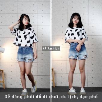 ÁO CROPTOP BÒ SỮA HIT HOT 2021