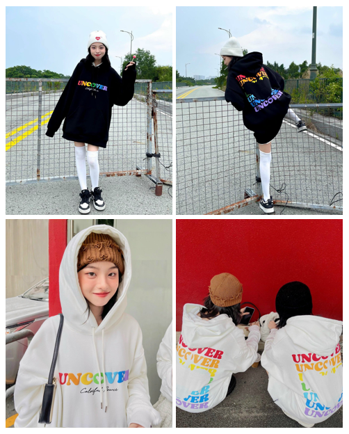 Áo Khoác Hoodie Nữ Uncover Siêu Thời Trang Cực Hot Hit