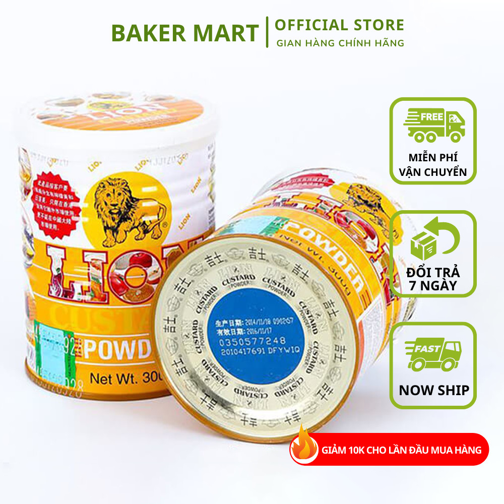 Bột sư tử lion custard / bột trứng sữa - dụng cụ làm bánh baker mart
