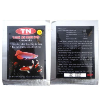 Men Vi Sinh Làm Trong Nước Cao Cấp TN1A, phân hủy chất thải, thức ăn thừa, tạo môi trường sống tốt cho cá (10gr)