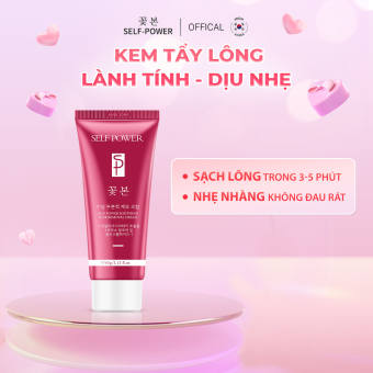 Kem Tẩy Lông, Tẩy Lông Vùng Bikini, Tay, Chân, Nách, Hiệu Quả An Toàn Không Đau Rát  Cho Da 60g SELF POWER