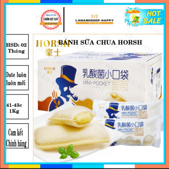 Bánh Sữa Chua 🍎Combo 1kg  Bánh Sữa Chua Horsh Vị Sữa Thơm Ngon Béo Ngậy