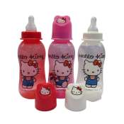 Hello Kitty Feeding Bottle 12oz/360ml with Silicone Nipple (3-pack)