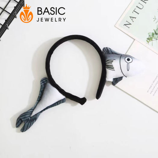 Băng đô rửa mặt trang điểm chống trượt hình con cá dễ thương Basic Jewelry