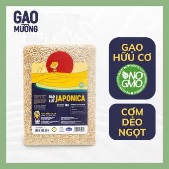Gạo lứt Nhật Japonica - Gạo Nhật trồng ở Việt Nam - Gạo hút chân không - Tăng cường đề kháng cho cơ thể