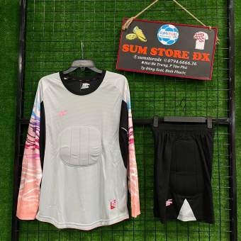 Bộ Quần Áo Bóng Đá Cao Cấp Thủ Môn Rollmes Xám-Áo Đá Banh Mẫu Mới, Cực Đẹp, Giá Rẻ