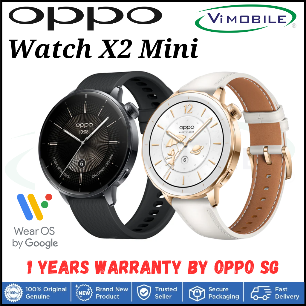 Oppo X2 Mini Watch Amoled Display, 7-Day Battery, 50M