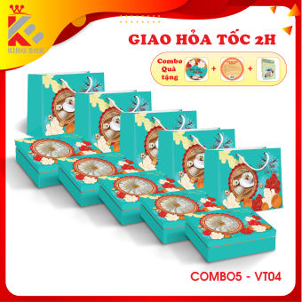 Bộ hộp đựng yến sào cao cấp 100g KINGBOX (khay 1 hộp đường)