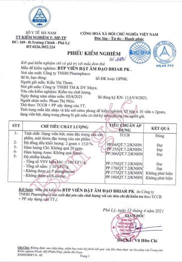 5v Lẻ Viên  Đặt Se Khít Cô Bé Briar Phụ Khoa ( che tên )