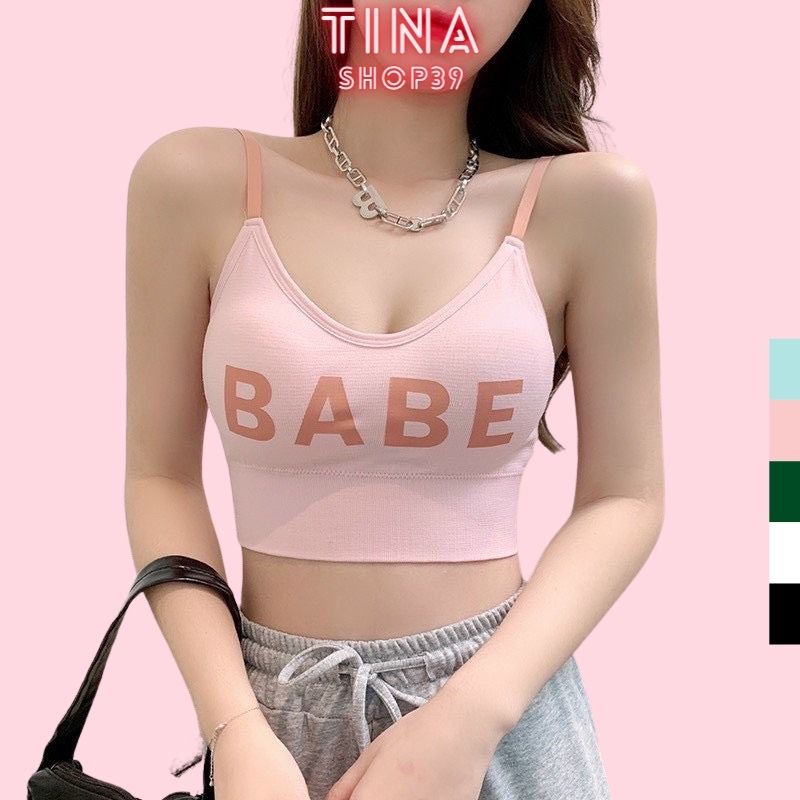 Áo bra nữ hở lưng nâng ngực, áo bra tập gym hot hit babe