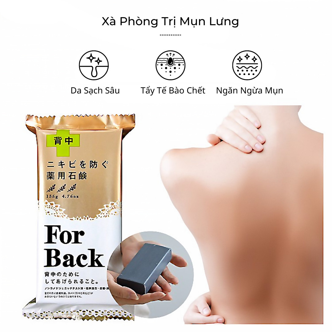 Xà Phòng Lưng Pelican For Back Medicated Soap