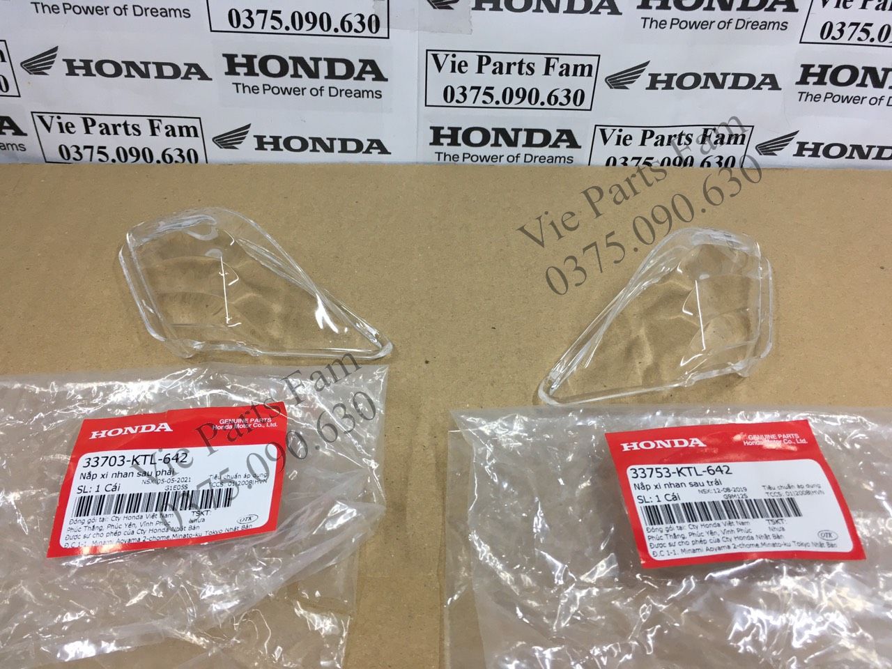 Chụp đèn xi nhan sau wave rs100, wave s100, wave a100, wave cá 100, chính hiệu honda motor vnled