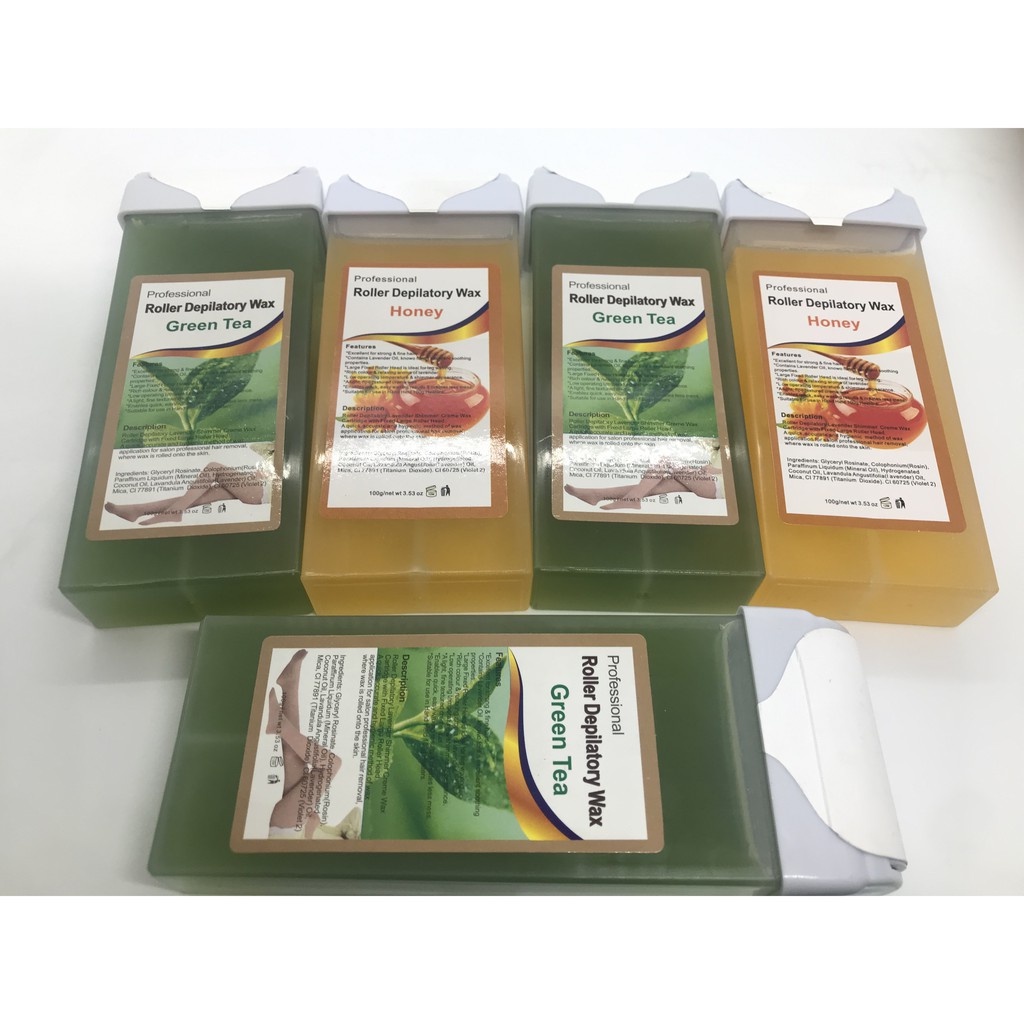 Sáp wax lông, sáp tẩy lông, sáp triệt lông dạng cây, con lăn, Roller 100g
