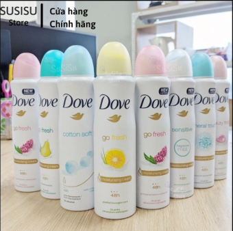 Xịt khử mùi toàn thân nữ DOVE 150ml (khử mùi toàn thân)