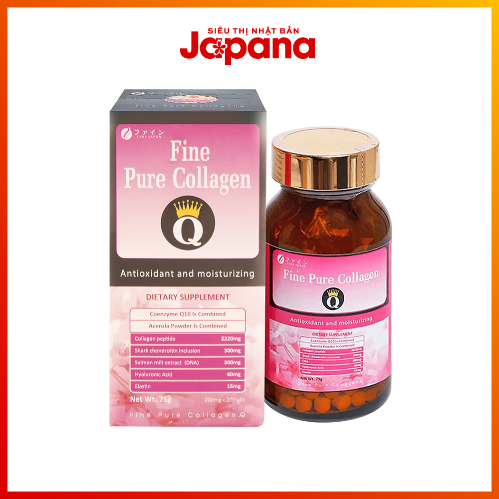 Viên uống đẹp da Fine Pure Collagen Q 375 viên