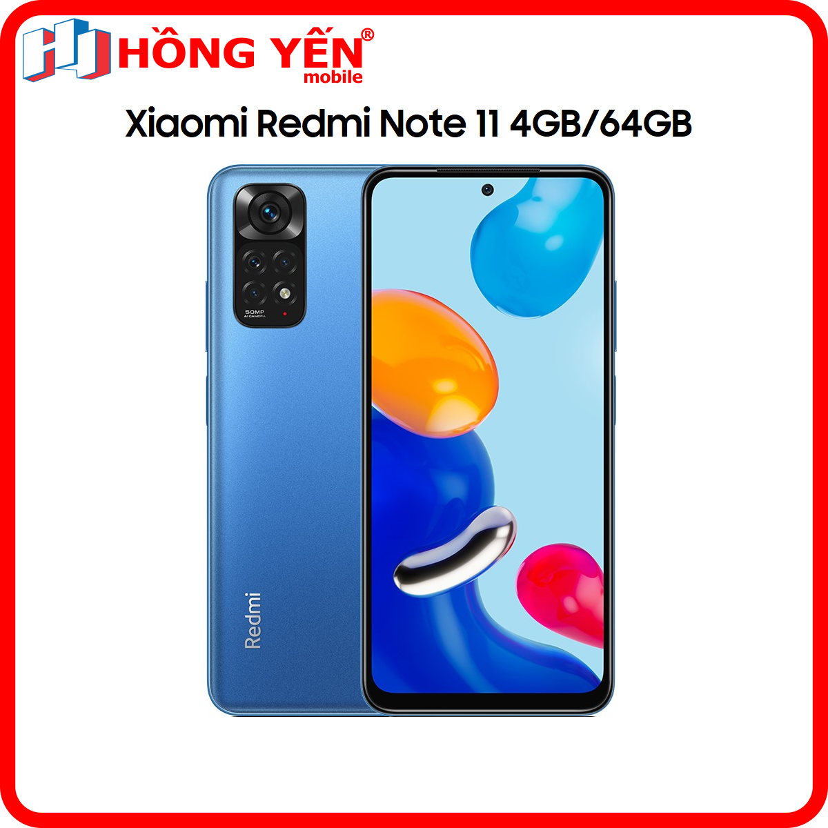 Điện thoại Xiaomi Redmi Note 11 4GB/64GB - Hàng Chính Hãng - Bảo Hành 18 Tháng