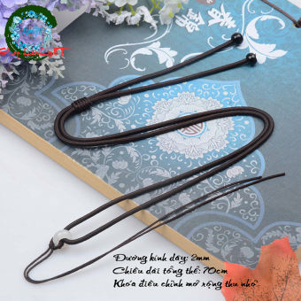 PHỤ KIỆN TRANG SỨC ĐEO CỔ - VÒNG CỔ DÂY DÙ MÀU ĐEN MIX CỜM