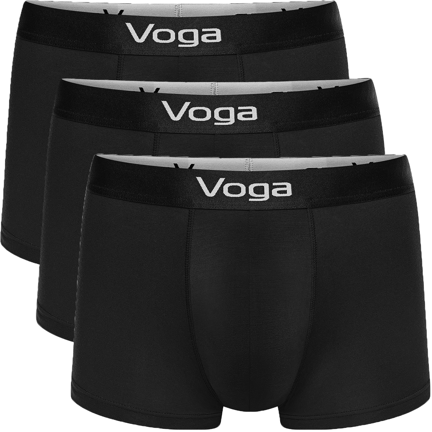 Set 3 quần lót nam kiểu sịp đùi ống ngắn Voga vải cao cấp Modal thoáng mát, hút ẩm, khử mùi