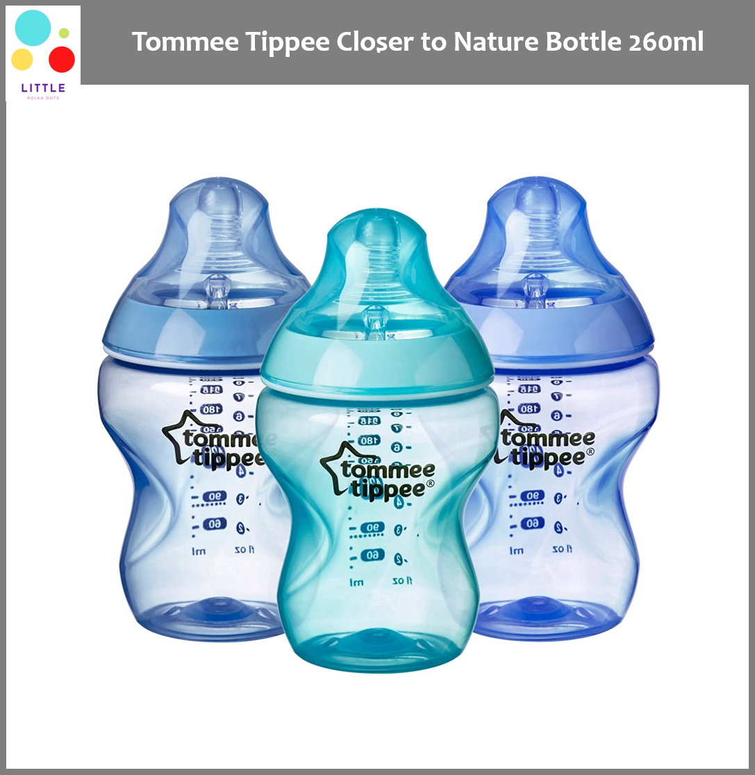 Tommee Tippee Closer to Nature Feeding Bottle 340mlx2 -Clear