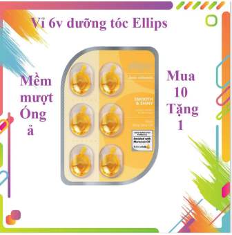(chính hãng) Viên dưỡng tóc mềm mượt óng ả Ellips 1ml 6 viên
