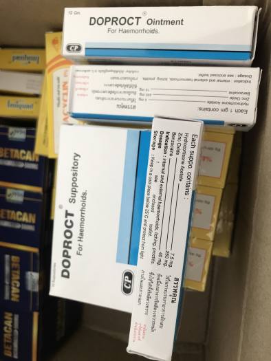 Combo Hộp bôi đặt trĩ Thái Lan DOPROCT