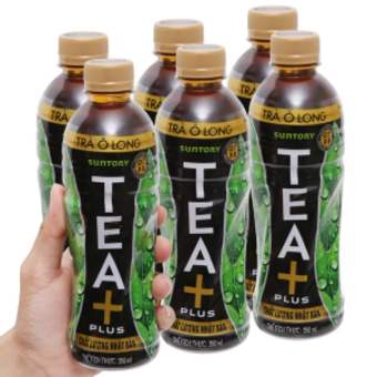 Lốc 6 chai trà Ô long Tea Plus 350ml