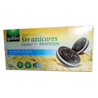 BÁNH QUY GULLON ĂN KIÊNG KHÔNG ĐƯỜNG  VỊ KEM SÔCÔLA MÃ: GL4393