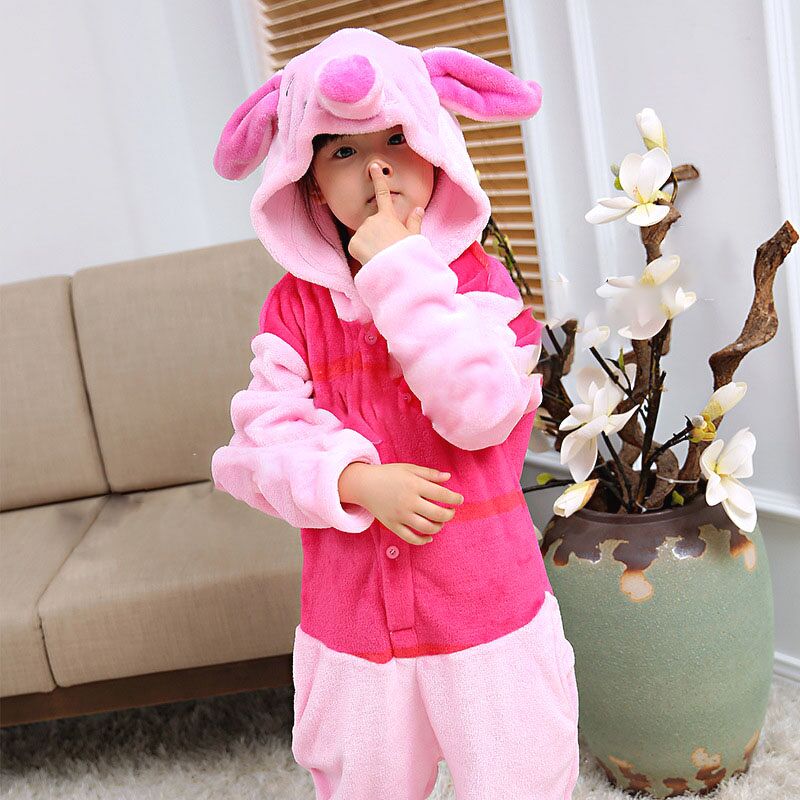 Bộ đồ liền thân hình thú trẻ em đa dạng nhân vật hoạt hình dễ thương