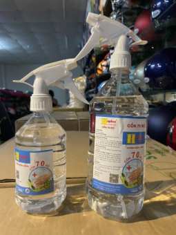 CỒN 70 ĐỘ (CHAI 1 LÍT) HỒ PHÁT DIỆT KHUẨN NHANH CHỐNG