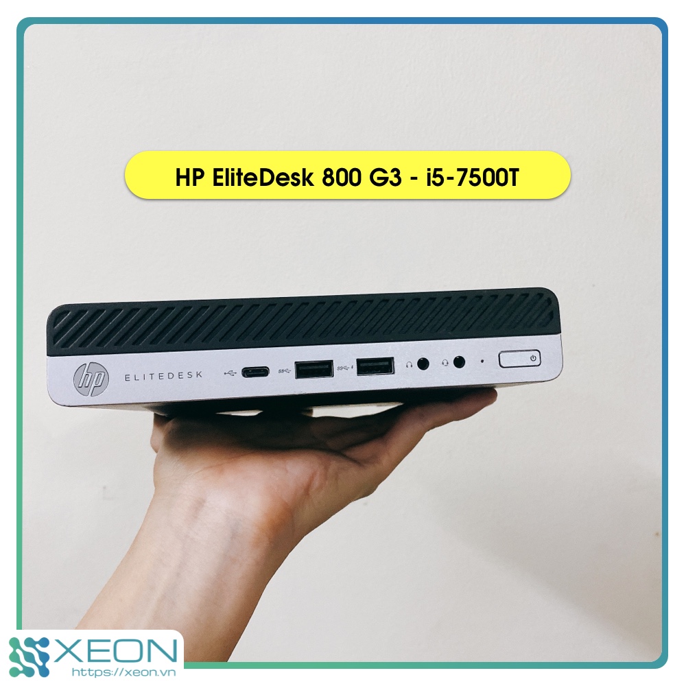 Máy tính để bàn HP Elitedesk 800 G3 mini PC core i5-7500T @ 2.7-3.3 GHz